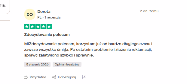 Opinie o taniepremium na platformie Trustpilot
