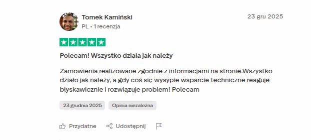 TaniePremium - zweryfikowane opinie na trustpilot
